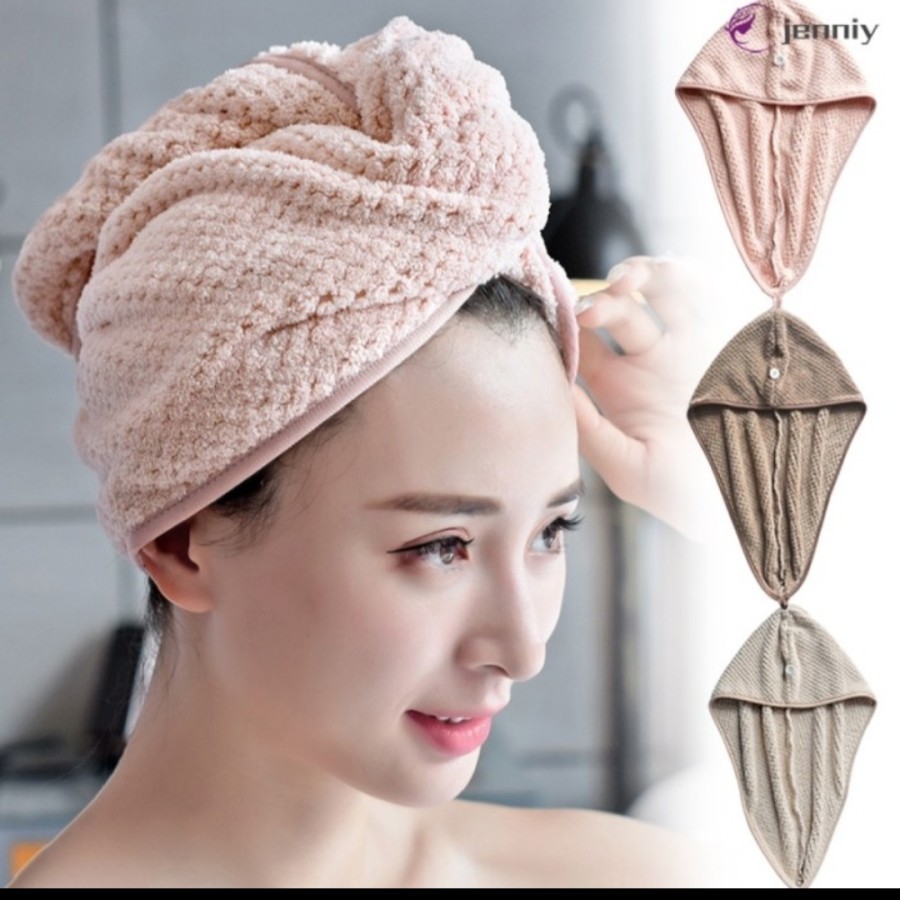 Dry Hair Towel | Handuk Pengering Rambut Beli 1 dapat 2