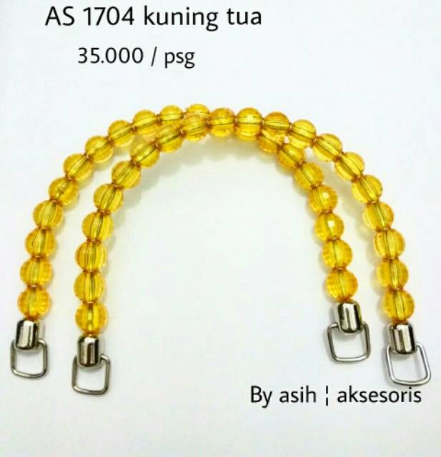 Gagang tas mote akrilik 16mm / handle tas ( 1704)