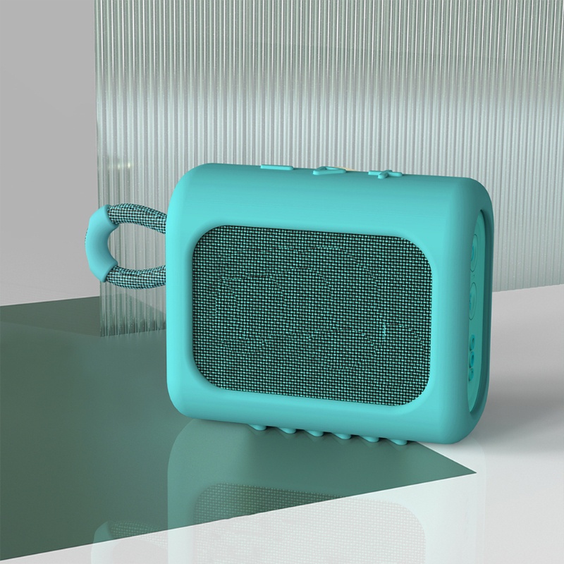 Bt Silikon Membawa Travel Untuk Case Untuk JBL- GO3 Portable Wireless Speaker Protect Pouch Penutup Pelindung Lengan