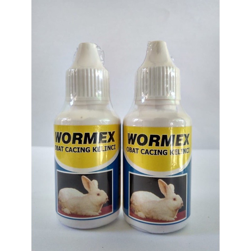 wormex obat cacing kelinci - rabbit worm cacingan