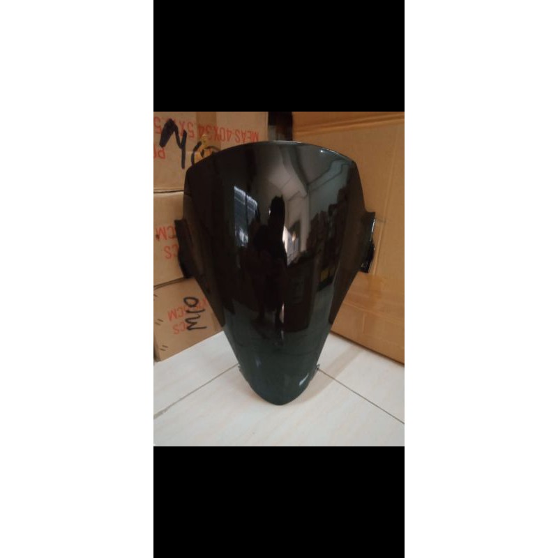 windshield visor pcx pendek model standar black