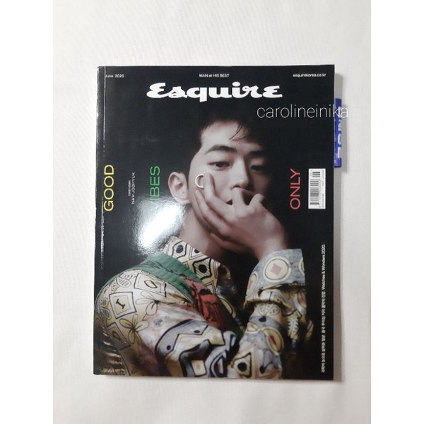 Esquire magazine june 2020 nam joo hyuk majalah korea