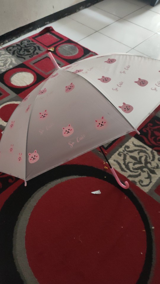 Rajakarta Payung Standar Tongkat Motif Boneka Cute Mix 005gg