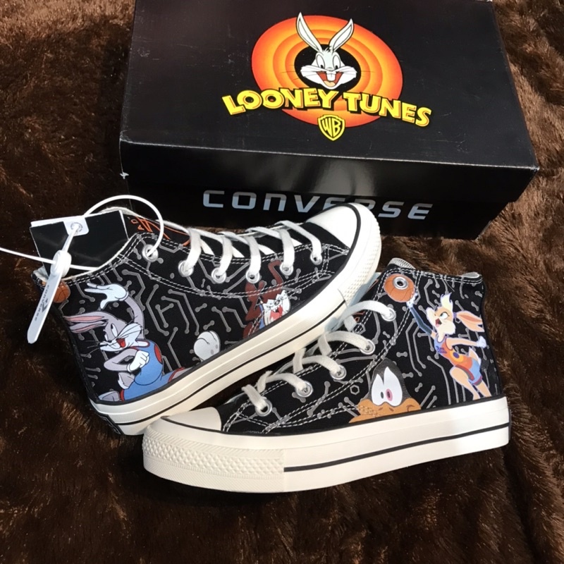 LIMITED EDITION SEPATU CONVERSE LOONEY TUNES | SQUAD TUNES (SPACE JAM) GREAT ORI