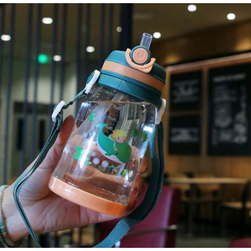 BOTOL MINUM ANAK SEKOLAH KARAKTER MOTIF LUCU 550ML