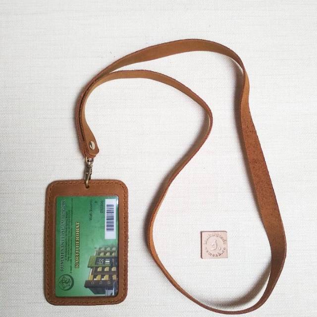 

Name Tag Id Card Kulit Card Holder Model Simple