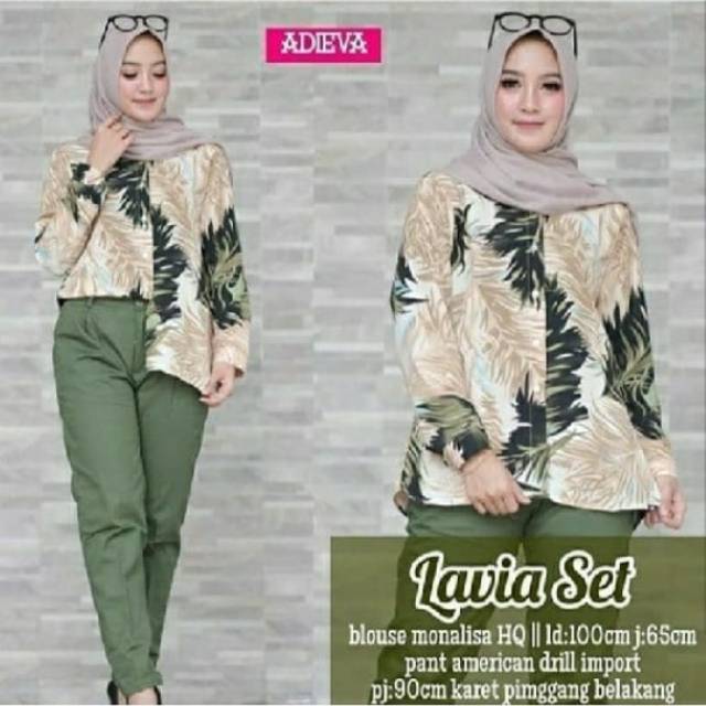 Monalisa Jumbo - Lavia Set Army XXL