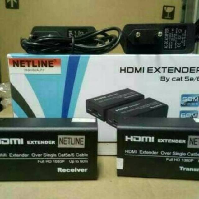 Hdmi Extender 60m single CAT5e/6