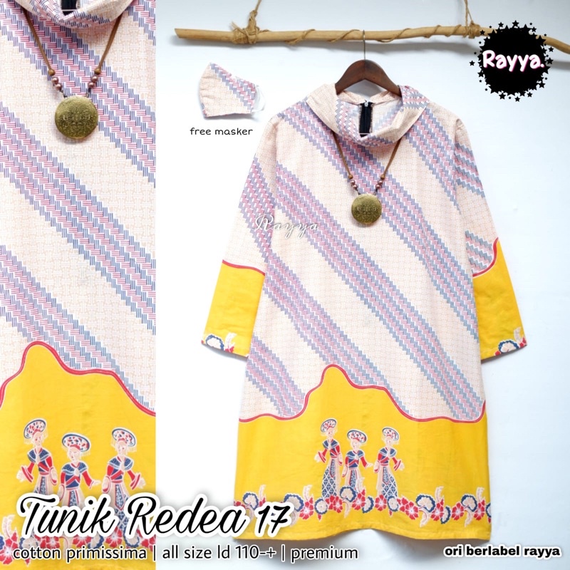 Dress/Tunik Batik Mella Betawi | Tunik Redea 17