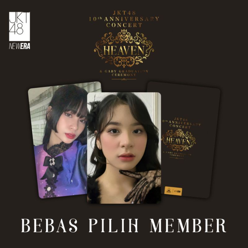 NDESIGN - JKT48 10TH ANNIVERSARY HEAVEN CONCERT PHOTOCARD SELFIE MEMBER VERSION