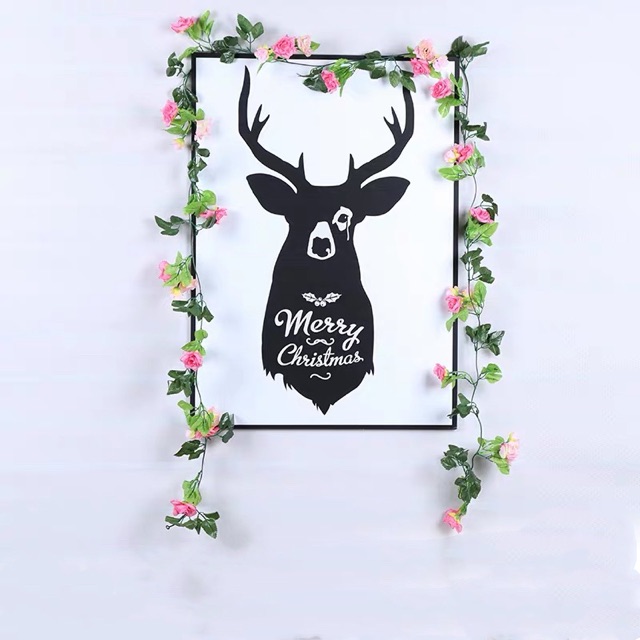 AM357 Bunga Rambat Dekorasi Ruangan Bunga Artifisial Bunga Palsu-3