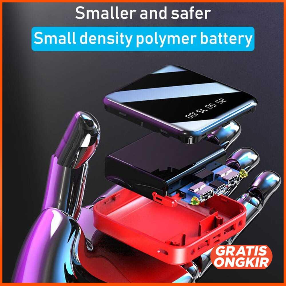Power Bank Portable 2 Port USB Type C 2A 12000mAh - Y56