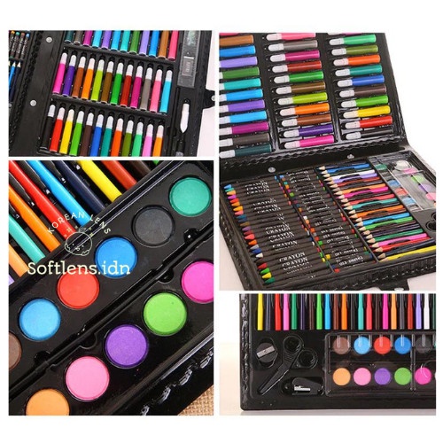 

Unik Crayon Art Set 150 In 1 Peralatan Gambar Lukis Pensil Warna Alat Tulis Berkualitas