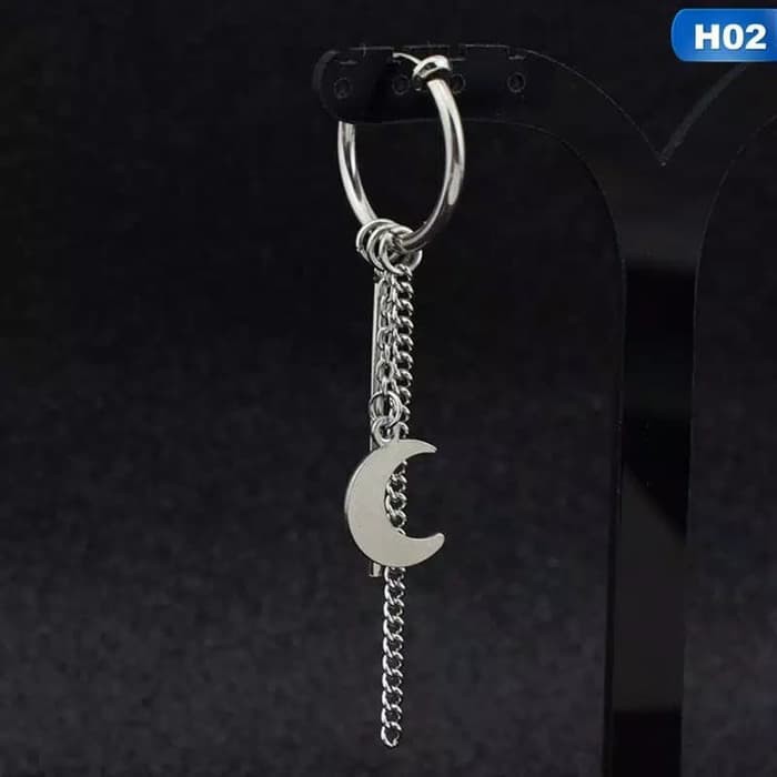 EE0461 - Anting JEPIT Tanpa Tindik Pria Wanita Kpop Korea BTS EXO GOT7