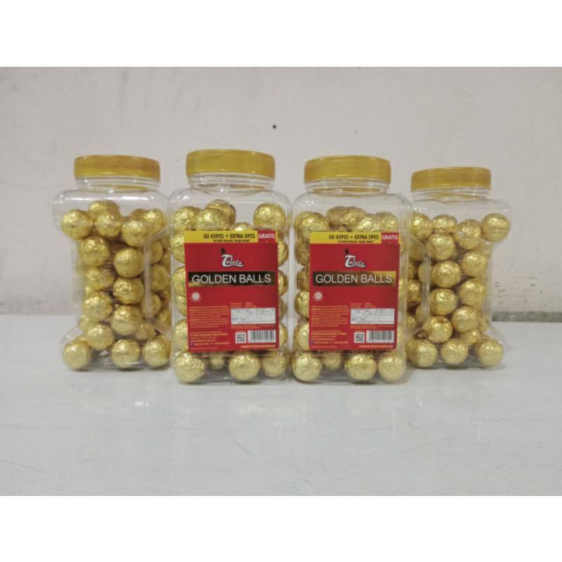 

cokelat coklat tobelo golden balls coklat gold bulat isi 40 pcs