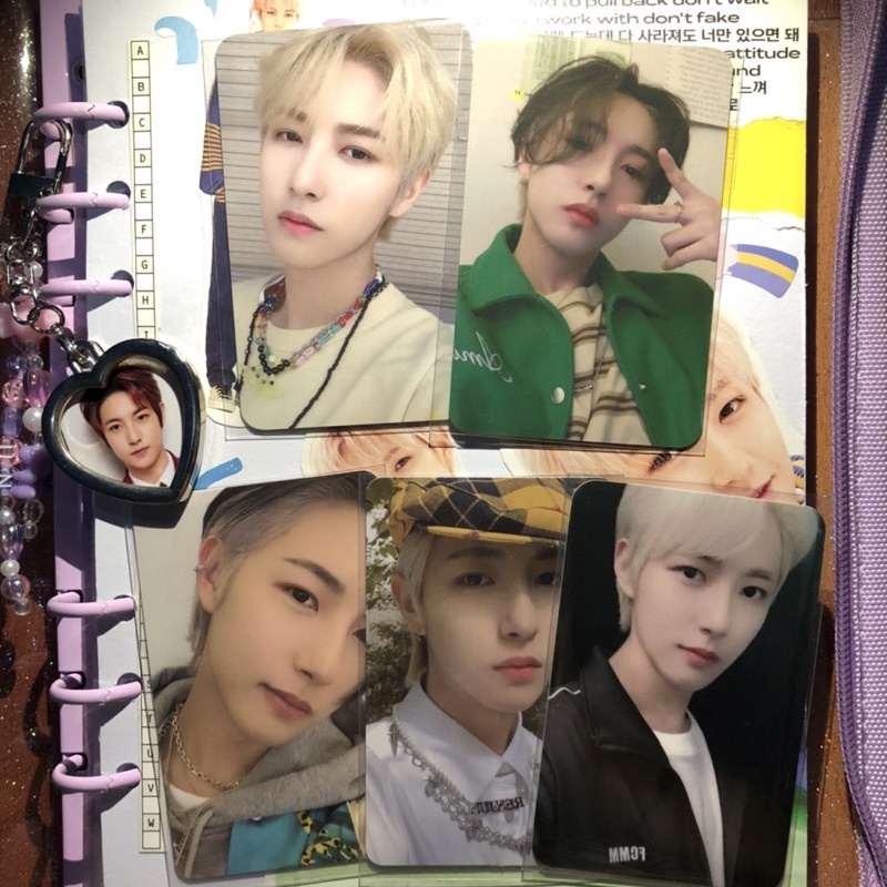 PC PHOTOCARD MARK RENJUN HAECHAN MUMO HOT SAUCE HELLO FUTURE UNIVERSE FCMM