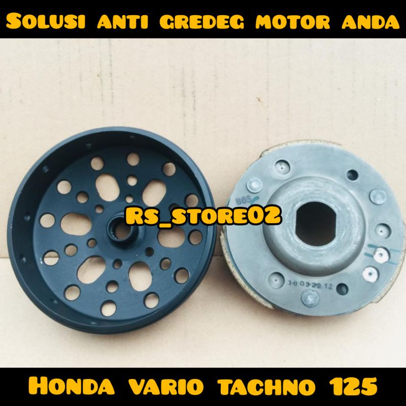 MANGKOK KAMPAS GANDA ORIGINAL HONDA VARIO TACHNO 125 ANTI GREDEG