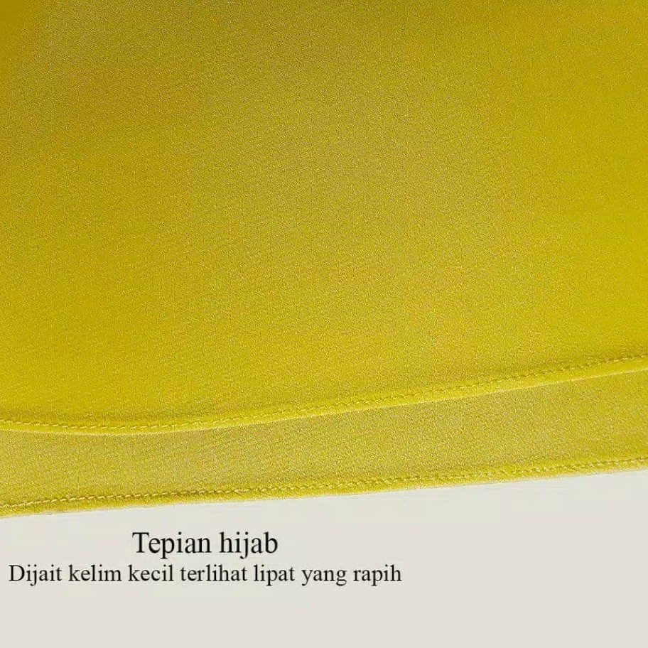 (COD) Hijab Khimar Silvi Tiga Layer Mini Polos Jilbab Instan Cerutti 3 Layer-1