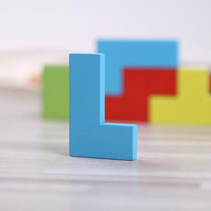puzzle edukasi kayu tangram tetris