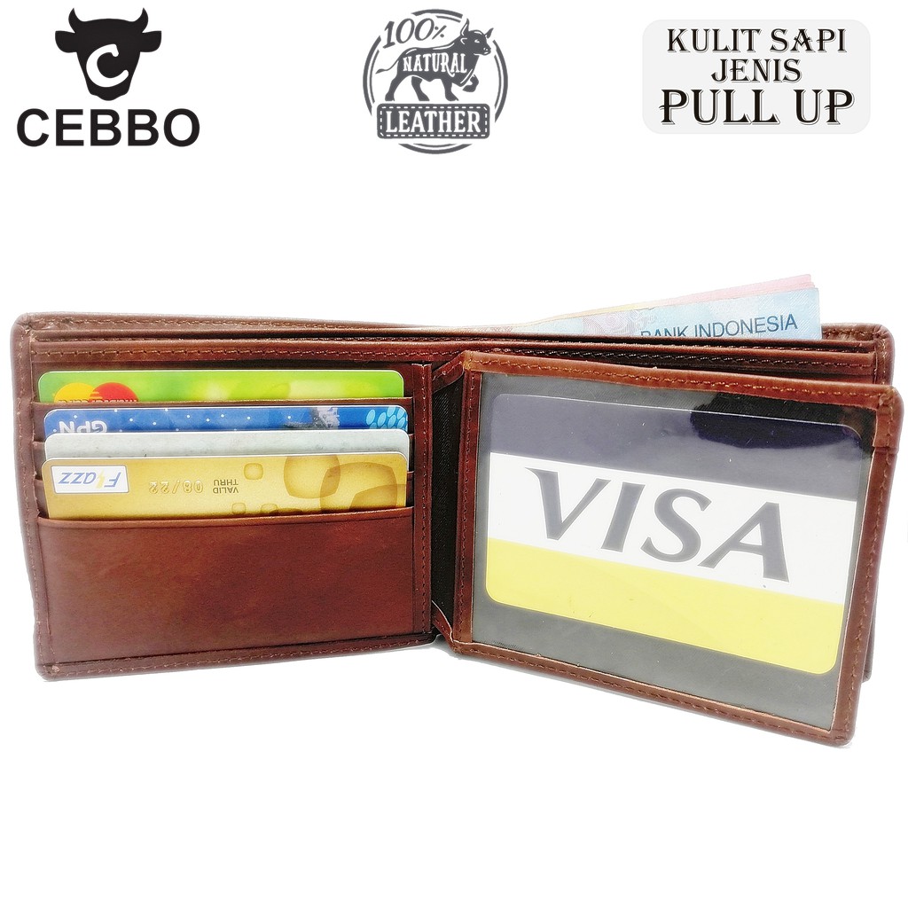 Dompet Pria Kulit Sapi Model Lipat 2