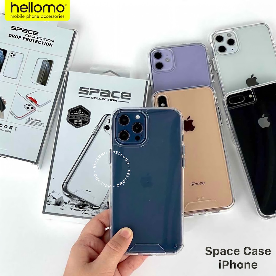 Space Military Drop iPhone Case High Quality Premium Acrylic Casing Clear Apple Bahan Akrilik Space Iphone 13 13pro Space 13 Promax