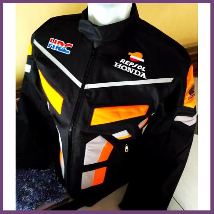 JAKET PROTEKTOR MOTOR/TOURING REPSOL HONDA RACING (HRC), KUAT & TEBAL