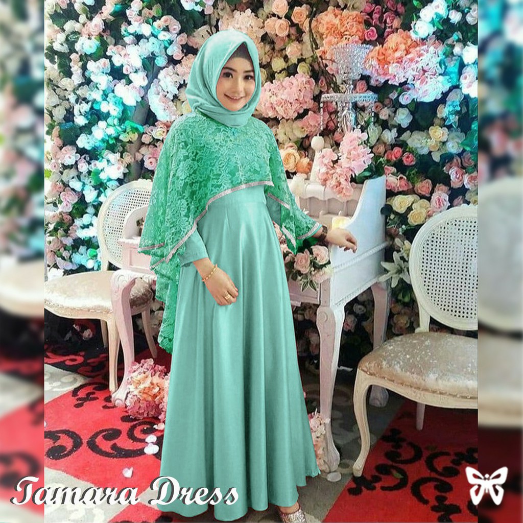 HOPYLOVY - Gamis Maxi Dress Pesta Tamara