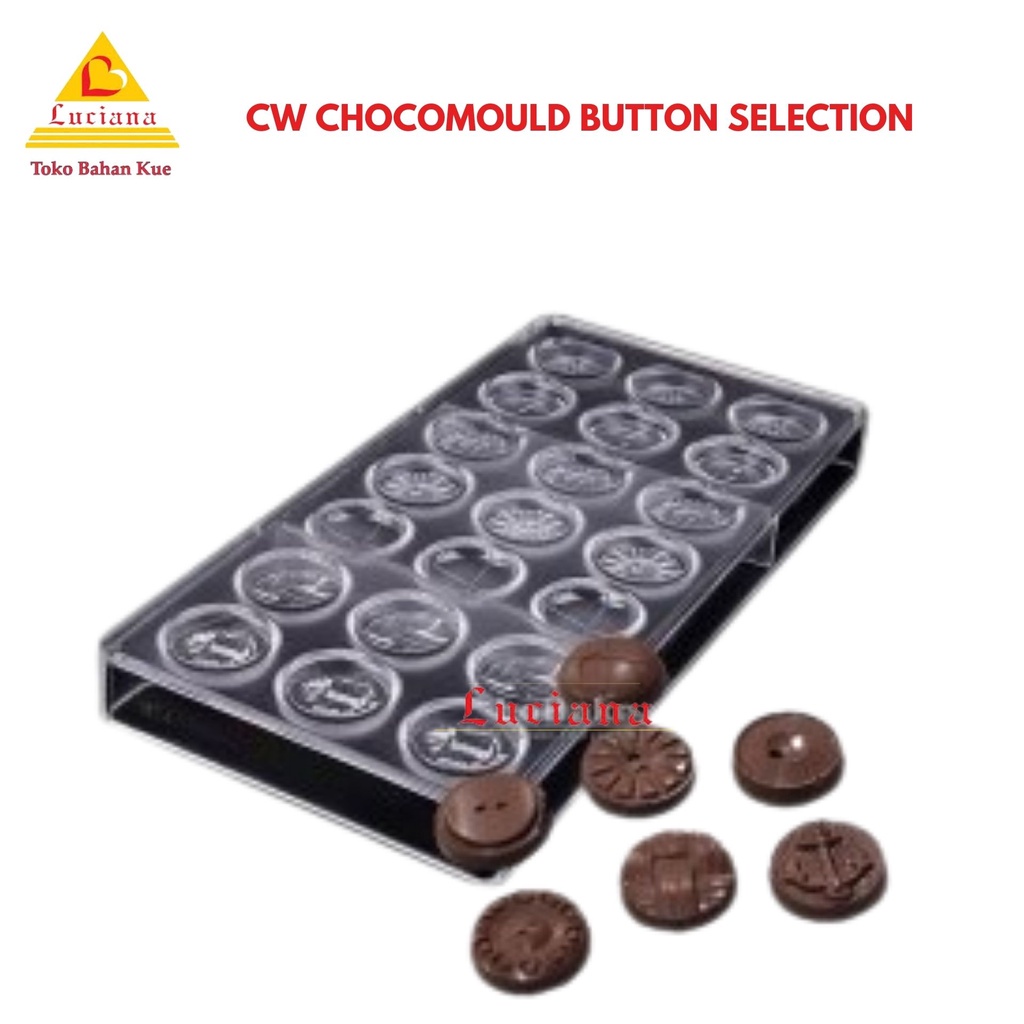 CETAKAN COKLAT ACRYLIC - Chocolate Mould - Alat Cetak Cokelat - Pencetak Mould