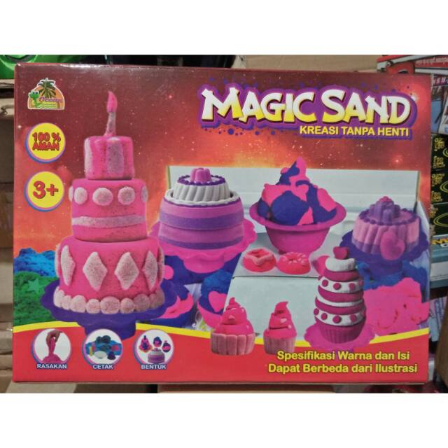 Mainan Pasir Kinetik Ocean /Mainan Edukasi Anak Magic Sand