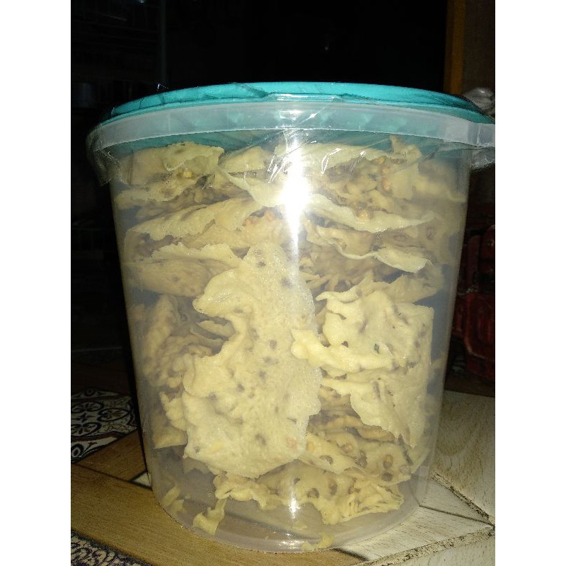 

Peyek Kacang Hijau 500gr (Toples 5 Liter)