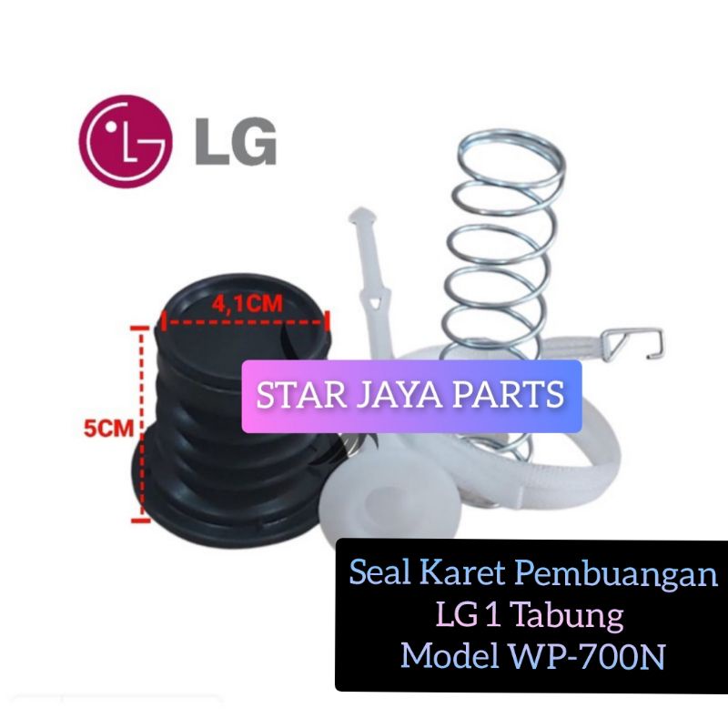 1 Set Seal Karet Pembuangan Mesin Cuci LG WP 700N