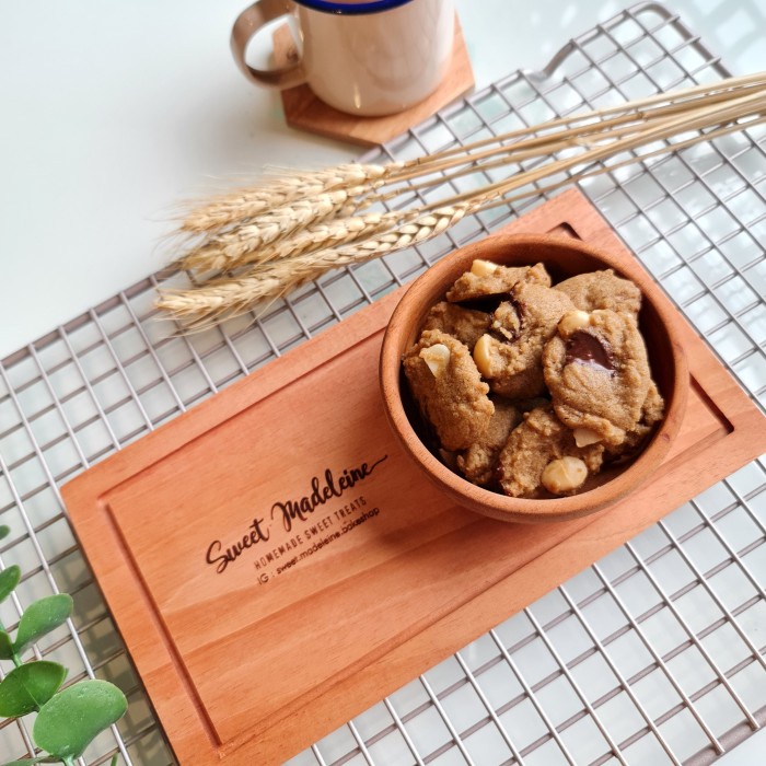 

KERING-KUE- COOKIES COKELAT / COKLAT / CHOCOLATE MACADAMIA FULL WIJSMAN / WISMAN -KUE-KERING.