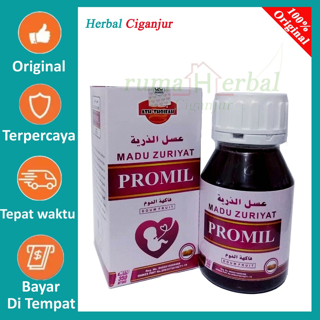 Madu Zuriat-Madu Progam Hamil Zuriat Promil Ath Thoifah asli/Original  isi 350 gr