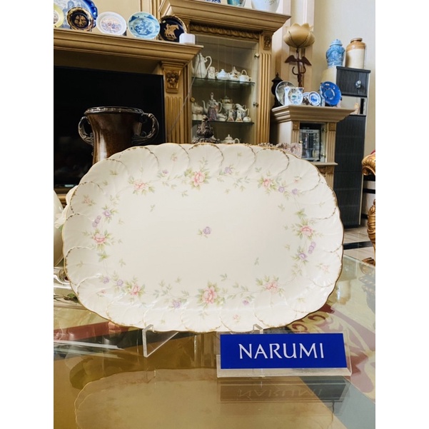 Piring Saji Narumi Remembrance Serving Plate Mewah Cantik