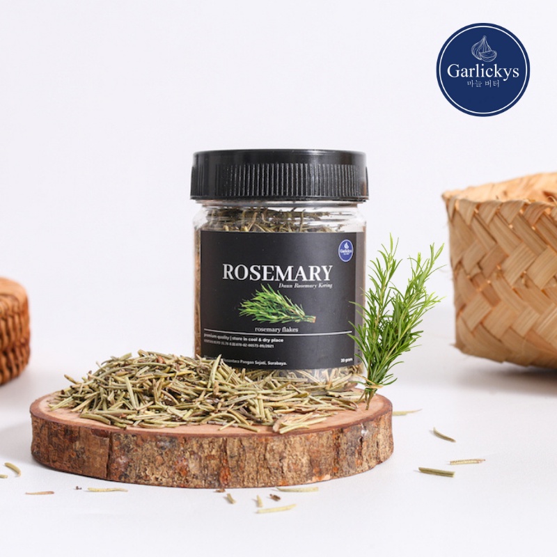 GARLICKYS Daun Rosemary Kering Bubuk Rosemery Rosmery Bubuk Dried Rosemary Premium Quality