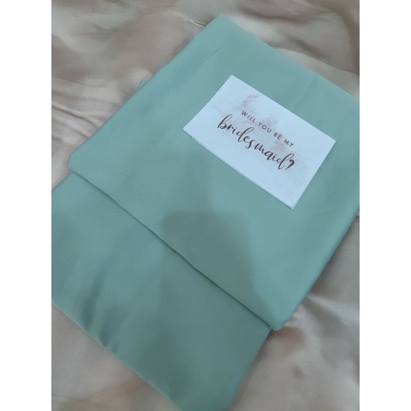 kain paket bridesmaid / paket bridesmaid polos / bridesmaid polos velvet