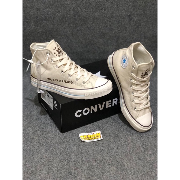 (FREE PAPER BAG CONV3RS3E) SNEAKERS CONVERS3E 70S HIGH GOLF LE FLEUR OFF WHITE BNIB