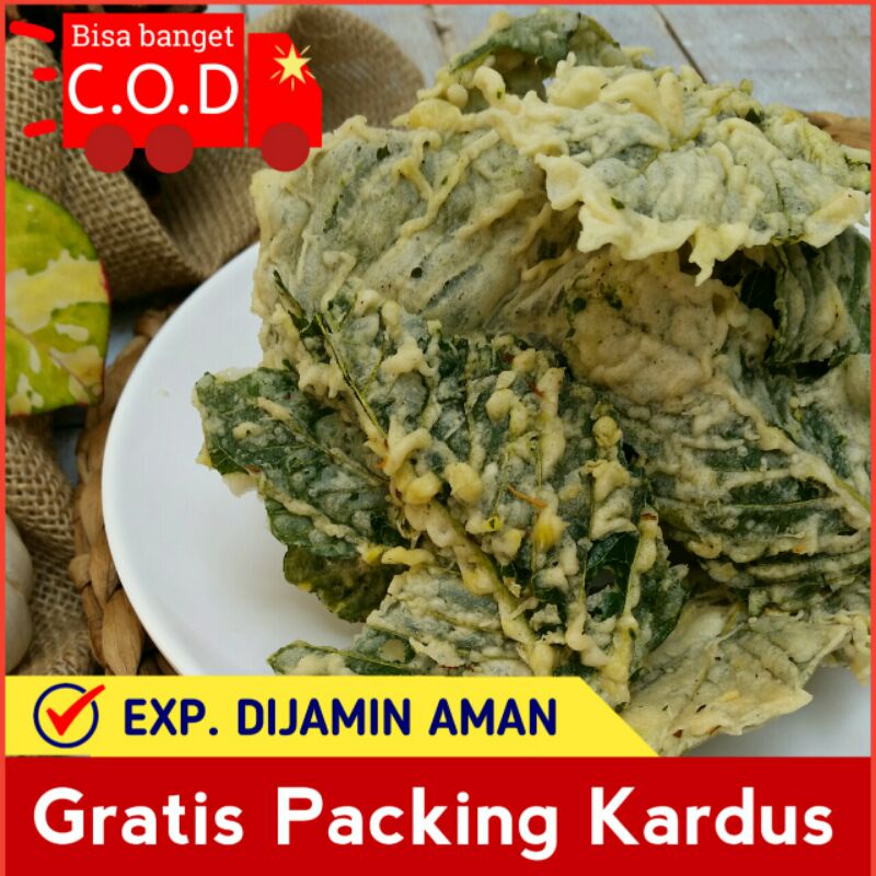 

[CINTAH SNACK] KERIPIK BAYAM 200 GRAM / KERIPIK DAUN BAYAM GURIH / SPINACH CHIPS / BAYAM KRISPI