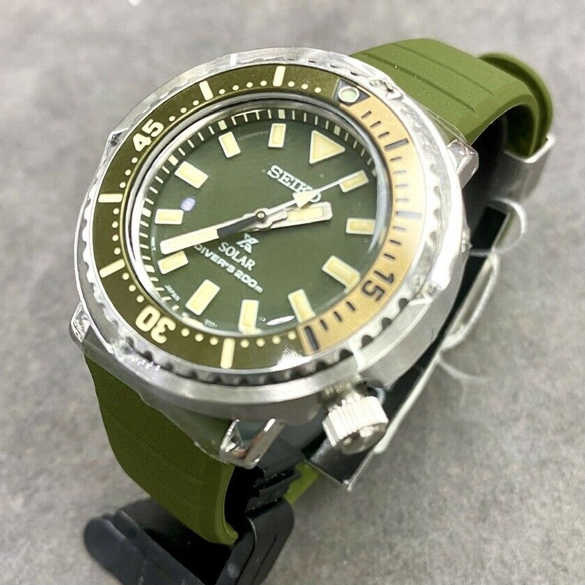 Seiko Prospex SUT405P1 Solar Mini Tuna Green - Jam Tangan Pria SUT405