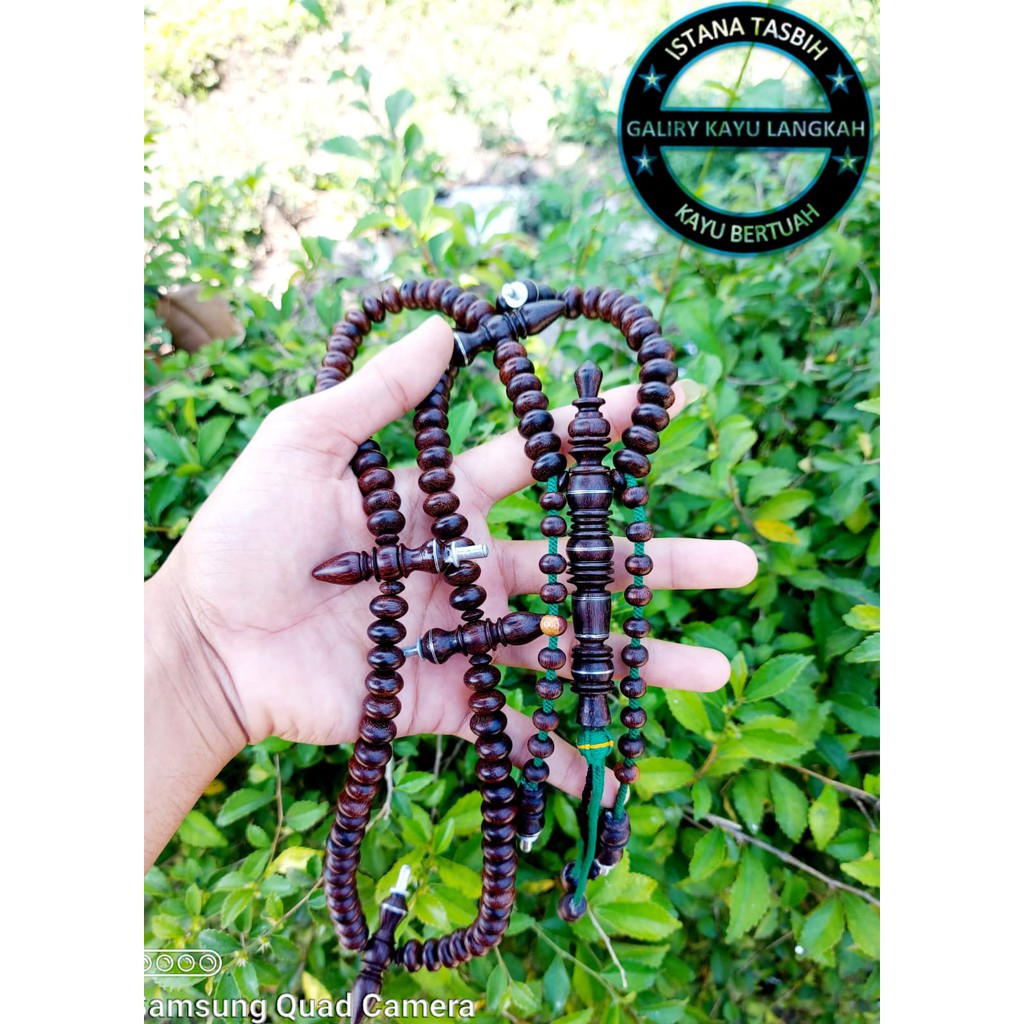 tasbih tijani kayu galih asem terbaru