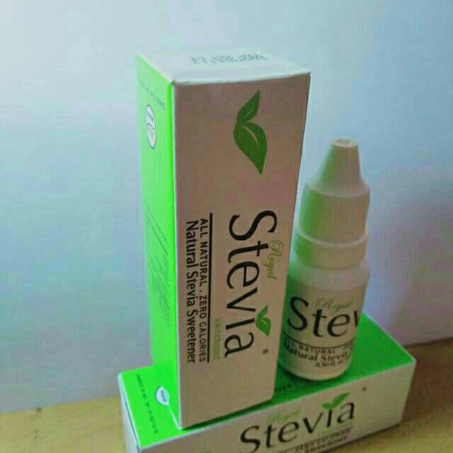 

Stefia kemasan botol plastik dengan merk Royal Stevia Gula Kesehatan dengan nol Kalori