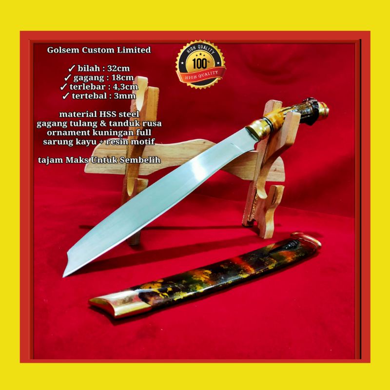 PISAU SEMBELIH CUSTOM LIMITED SUPER TAJAM