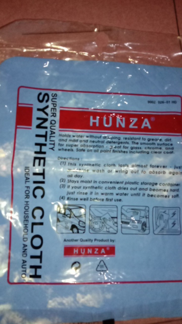Kanebo  Hunza Lap Serat Synthetic Warna/alat Cuci Mobil Motor Super Magic Towel Kain Lap Make Up