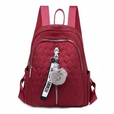 LT 1742 RISCE TAS RANSEL NYLON IMPORT WANITA CEWEK PEREMPUN JAKARTA BATAM