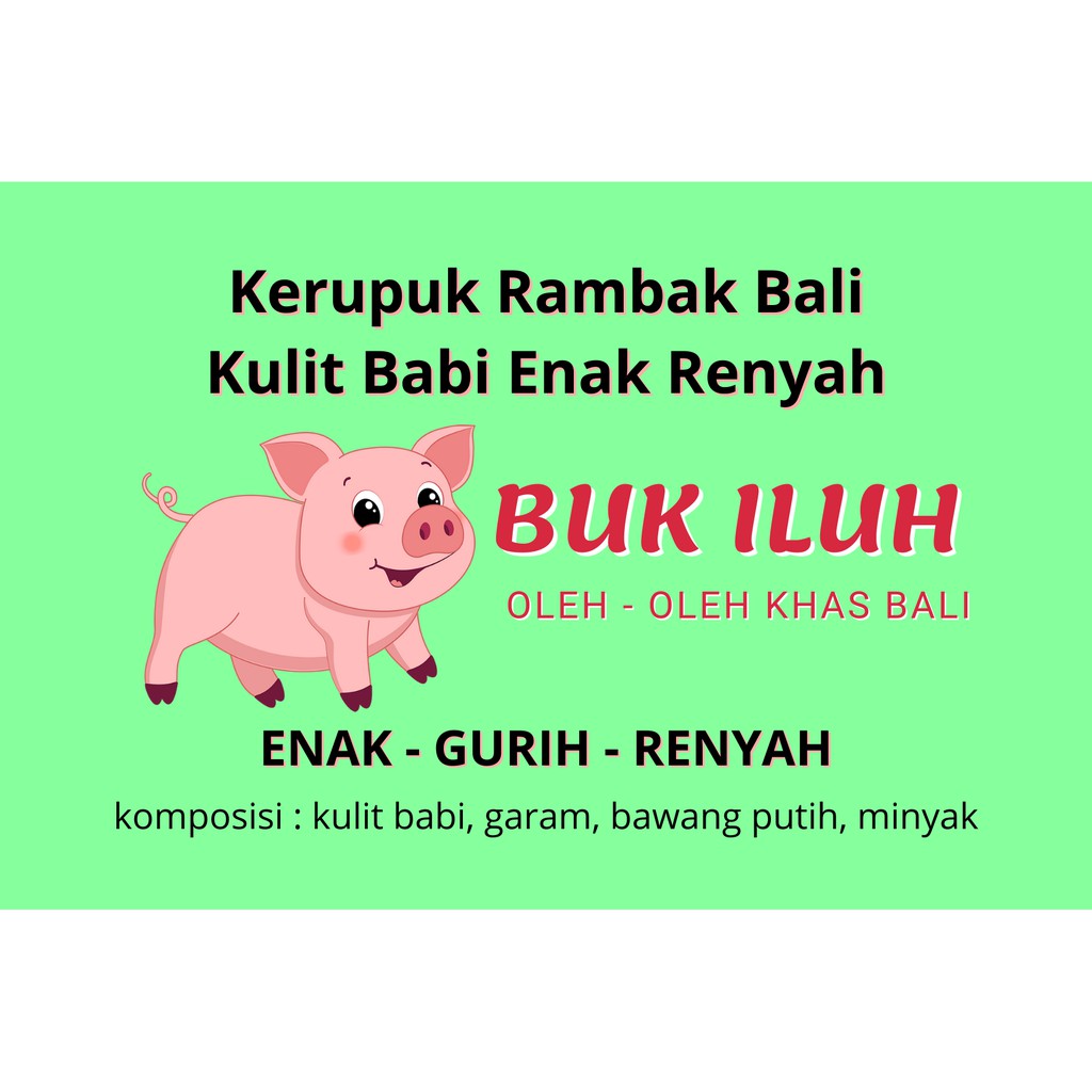 

Rambak Kulit Babi Enak Renyah - Oleh Oleh Kas Bali