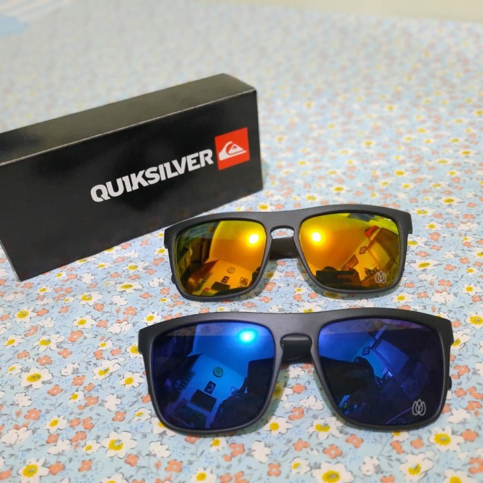 Promo Kacamata sunglas QUIKSILVER/ Kacamata hitam pria wanita - Biru Murah