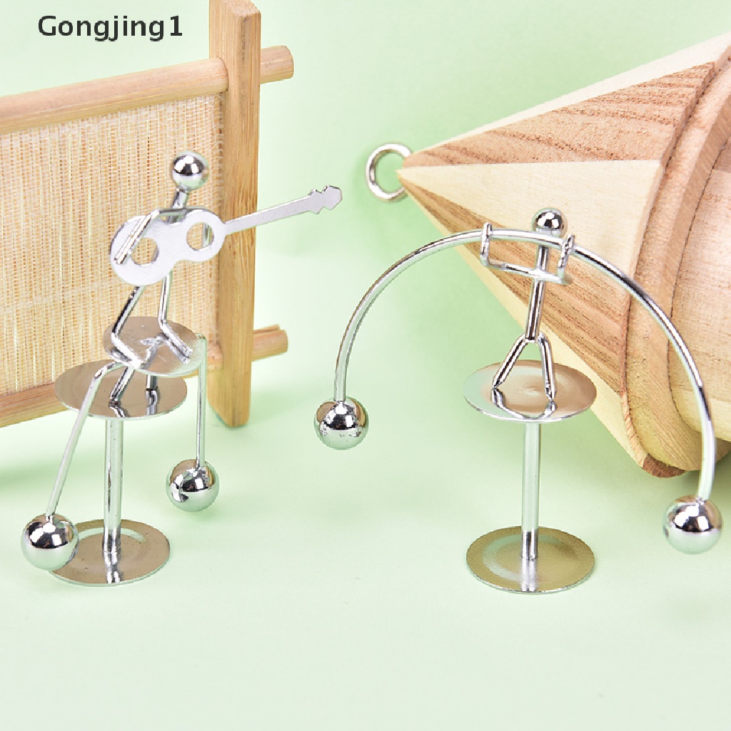 Gongjing1 Mainan Edukasi Sains Fisika Newton Pendulum Cradle Balance Bahan Stainless Steel