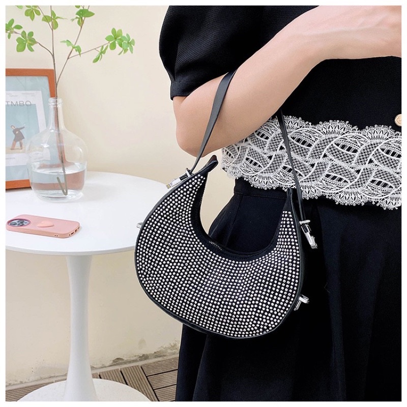 TI 3149 - TAS SHOULDER BAG WANITA IMPORT MURAH - TAS FUJI - TAS BAHU WANITA BATAM JAKARTA - TAS PESTA KONDANGAN WANITA - E1