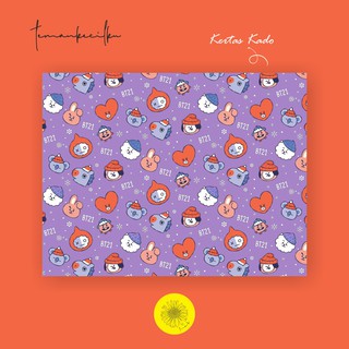 Jual KERTAS KADO BTS BT21 NATAL CHRISTMAS EDITION | Shopee Indonesia