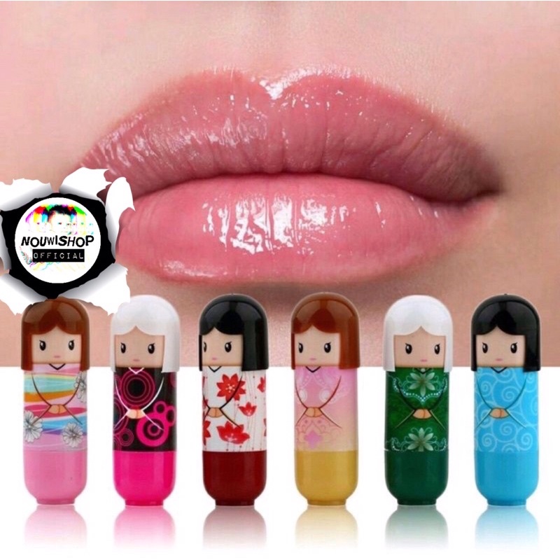 Lipbalm Fruit Harajuku Kimono Doll | Lipgloss boneka Jepang